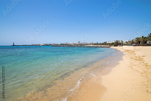 Playa de las Cucharas, Lanzarote, Kanarische Inseln, Spanien  © Lapping Pictures