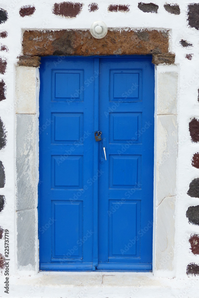Blaue Türe
