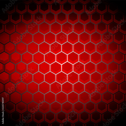 Red honeycomb background