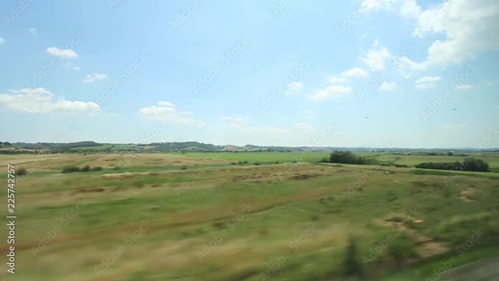 Passing Italy Countryside by Train Passing Italy Countryside by Train