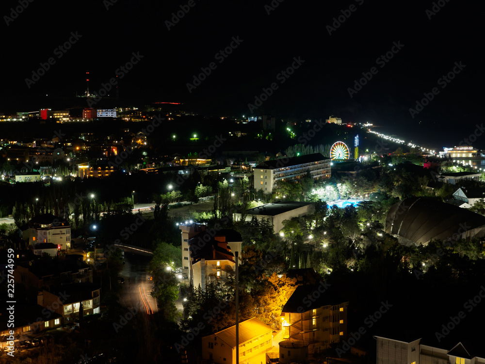 Nightlight city view from the big hill Nightlight city view from the big hill