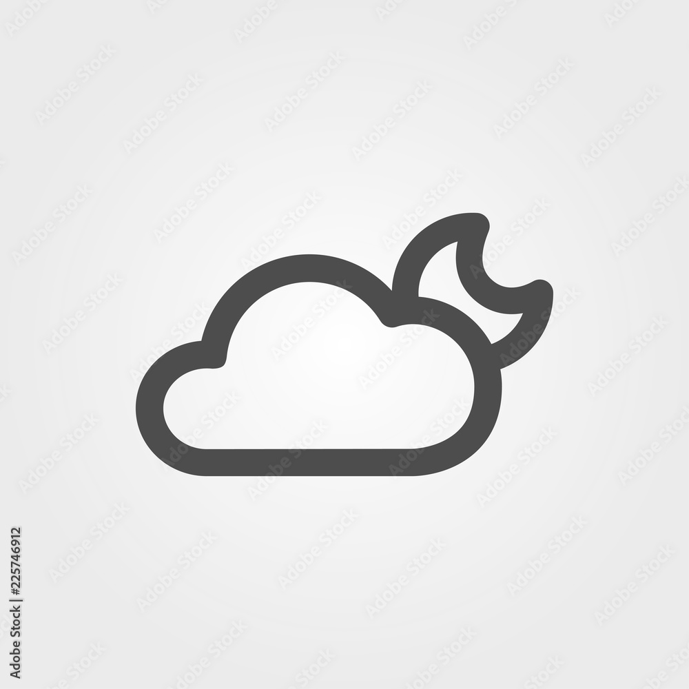 Modern weather icon. Flat vector symbols on background. Modern weather icon. Flat vector symbols on background.