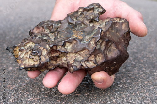 Iron meteorite photo