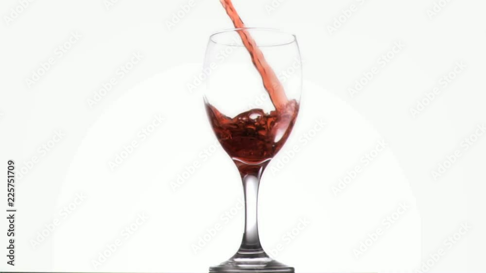 Loop of Wine poured in super slow motion Loop of Wine poured in super slow motion