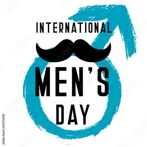 Men's Symbol for International Men's Day vector illustration for your design