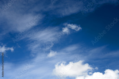 Blue sky and clouds. © konstan
