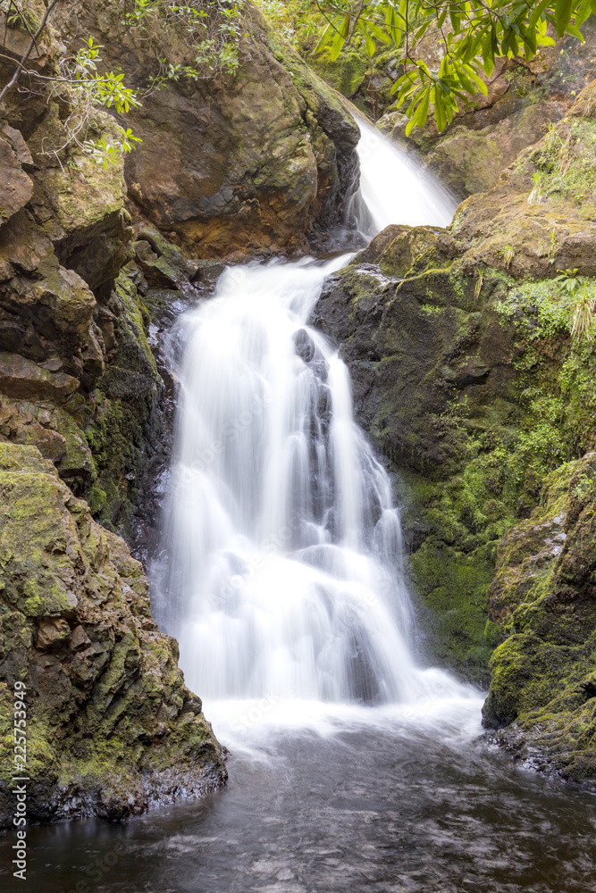 Ben Bhraggie waterfall in Scotland.