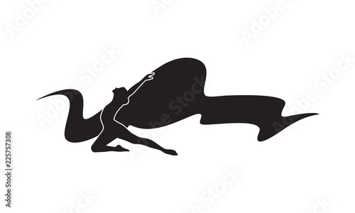 Vector dance logo