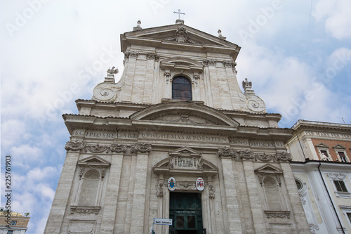 The church of Saint Mary of Victory (Santa Maria della Vittoria) in Rome, Italy