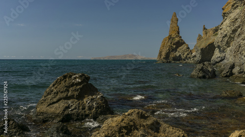 Black Sea Shore. Karadag.                                           .               