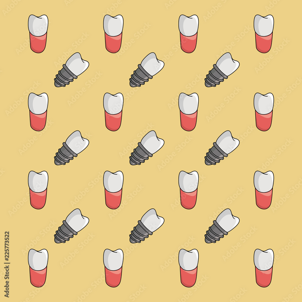 Dental implant background Dental implant background