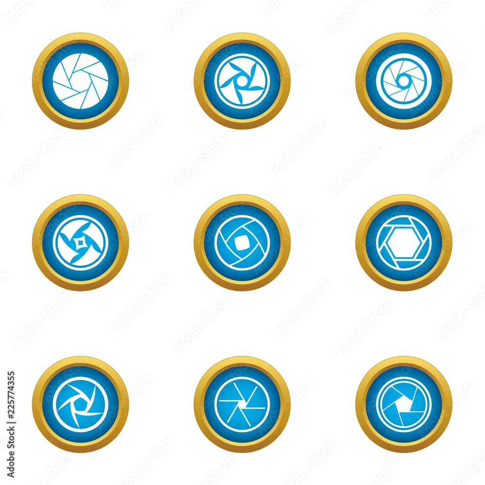 Profile photo icons set. Flat set of 9 profile photo vector icons for web isolated on white background Profile photo icons set. Flat set of 9 profile photo vector icons for web isolated on white background