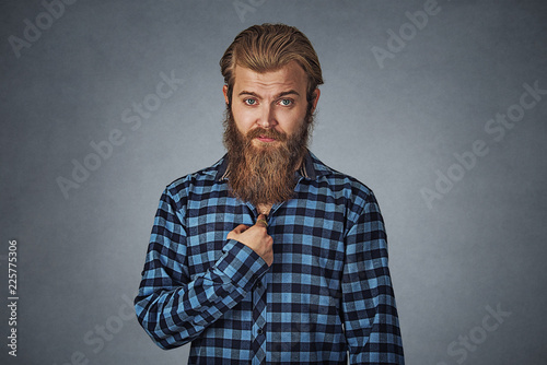 Photography guy pointing at himself you mean me, you talking to me
