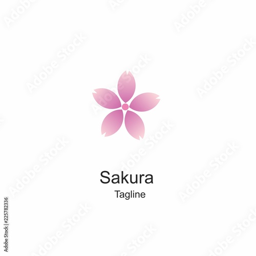 logo of cherry blossoms