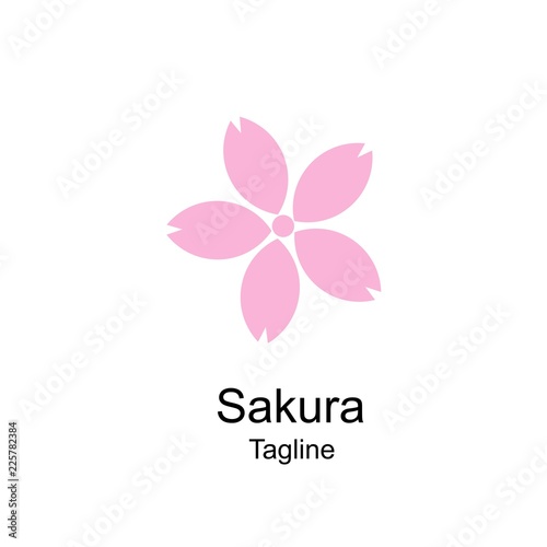logo of cherry blossoms