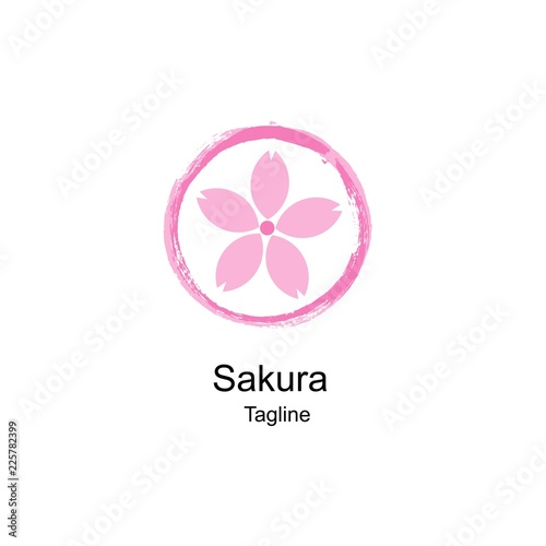 logo of cherry blossoms