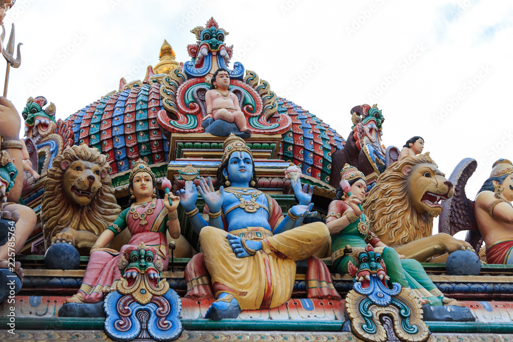 Sculpture, architecture and symbols of Hindu temple at Singapore , Sri Mariamman Temple, Singapore is a oldest Hindu temple. Sculpture, architecture and symbols of Hindu temple at Singapore , Sri Mariamman Temple, Singapore is a oldest Hindu temple.