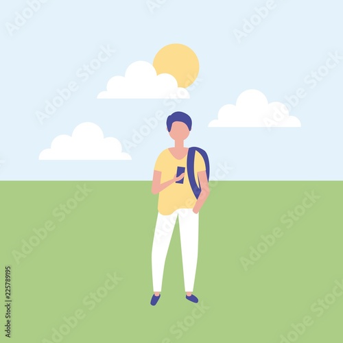 outdoor business people