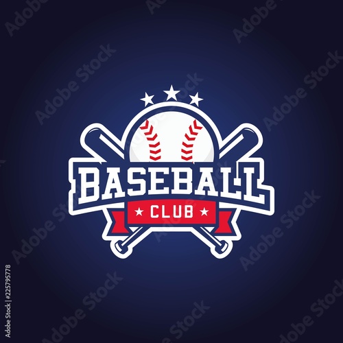 Baseball club logo design 