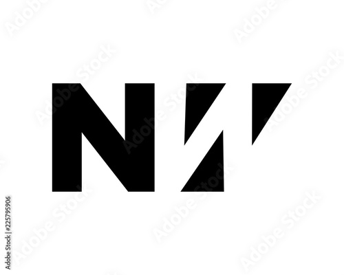 black initial typography typeset logotype alphabet font image vector icon logo symbol