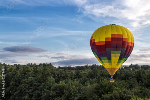 Hot Air Balloon Over the Sky © letfluis