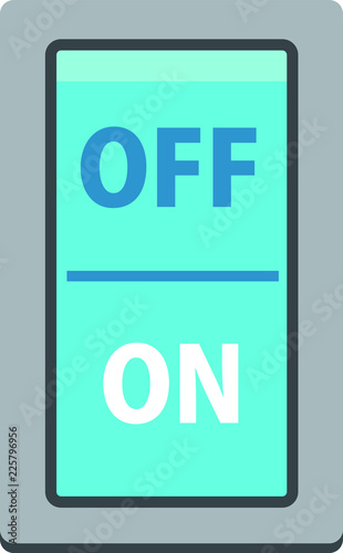 Colorful on-off switch