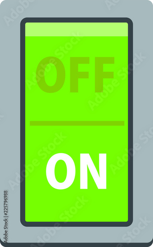 Colorful on-off switch