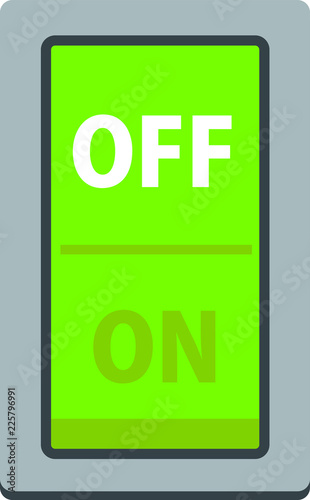 Colorful on-off switch
