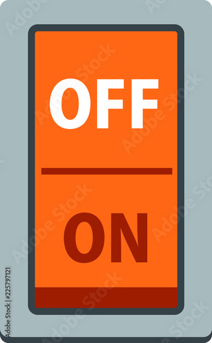 Colorful on-off switch
