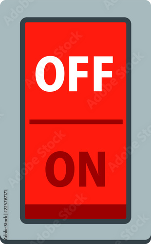 Colorful on-off switch