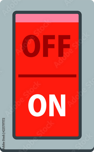 Colorful on-off switch