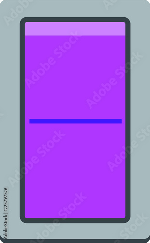 Colorful on-off Plain switch button