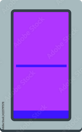 Colorful on-off Plain switch button