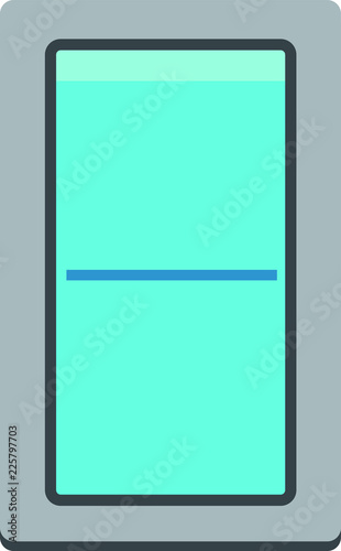 Colorful on-off Plain switch button