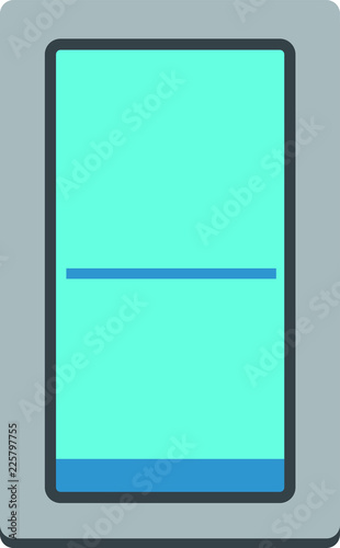 Colorful on-off Plain switch button