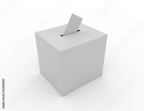 ballot box concept