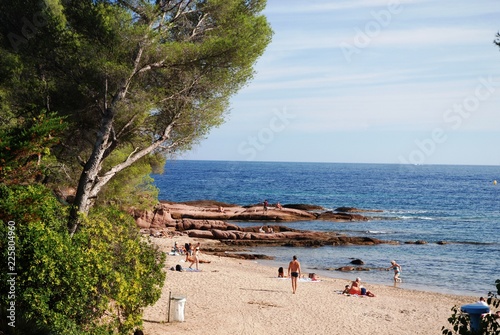 Plages et criques de Boulouris à Agay (Var) photo