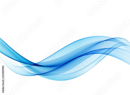 Abstract vector background with smooth color wave