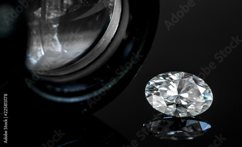 Luxury Diamond Oval Shape photo