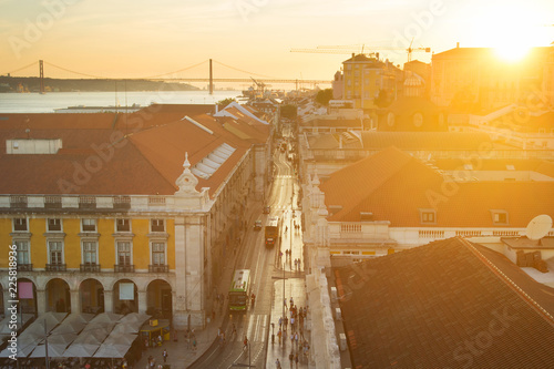 Lisbon Old Town street Port...