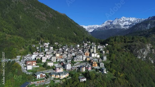 Little village of mountain. Italian Alps.
Village of Primolo in Valmalenco. Valtellina. photo