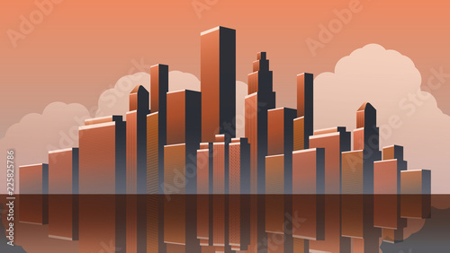 Metropolis - Urban Cityscape Vector Design