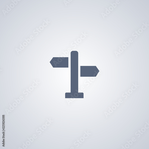 Way direction, pointer, vector best flat icon