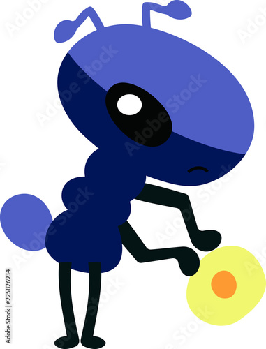 Comic cute monster vector