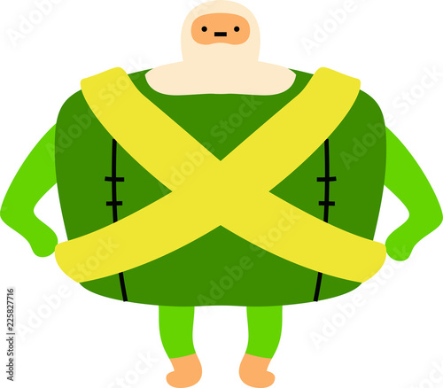 Comic cute monster vector