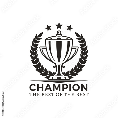 Champion Best of Best Award Vector Illustration