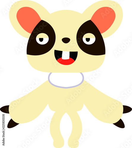 Comic cute monster vector