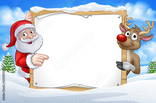 Santa Claus and Reindeer Ch...