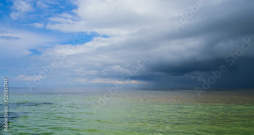 The approaching storm