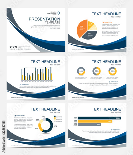 template presentation slides background design
